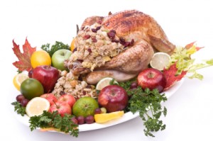 roast turkey with stuffing